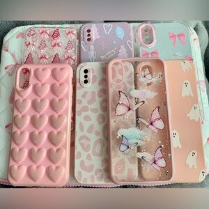 Bundle of 7 iPhone XS Cases